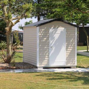 Abri de jardin 5 m² – Double pente – Bardage PVC – Modèle Mimosa